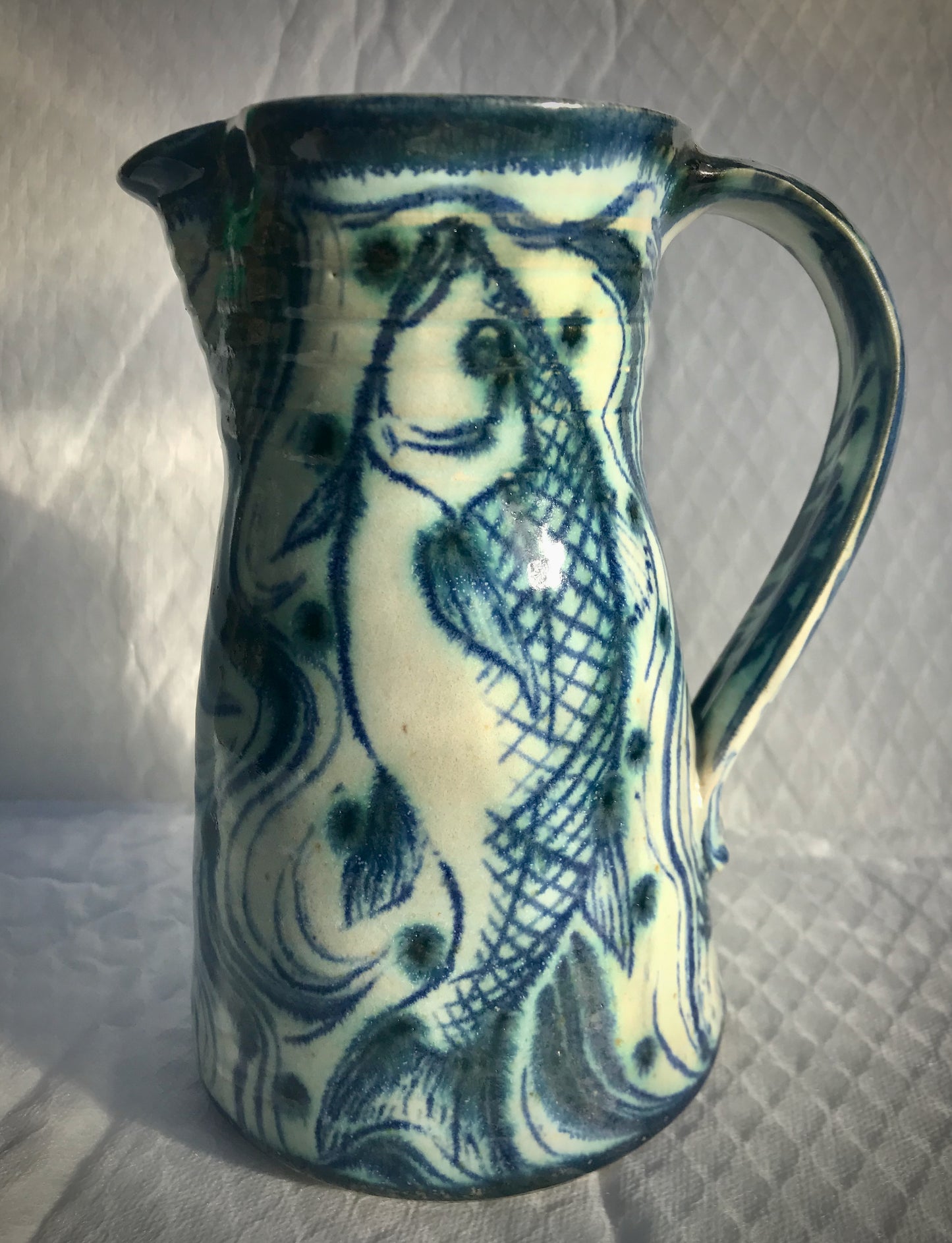 Stoneware jug 18 cm