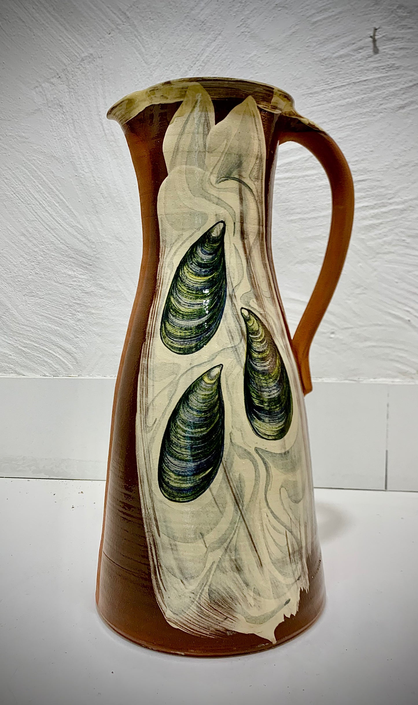 Large terracotta pitcher