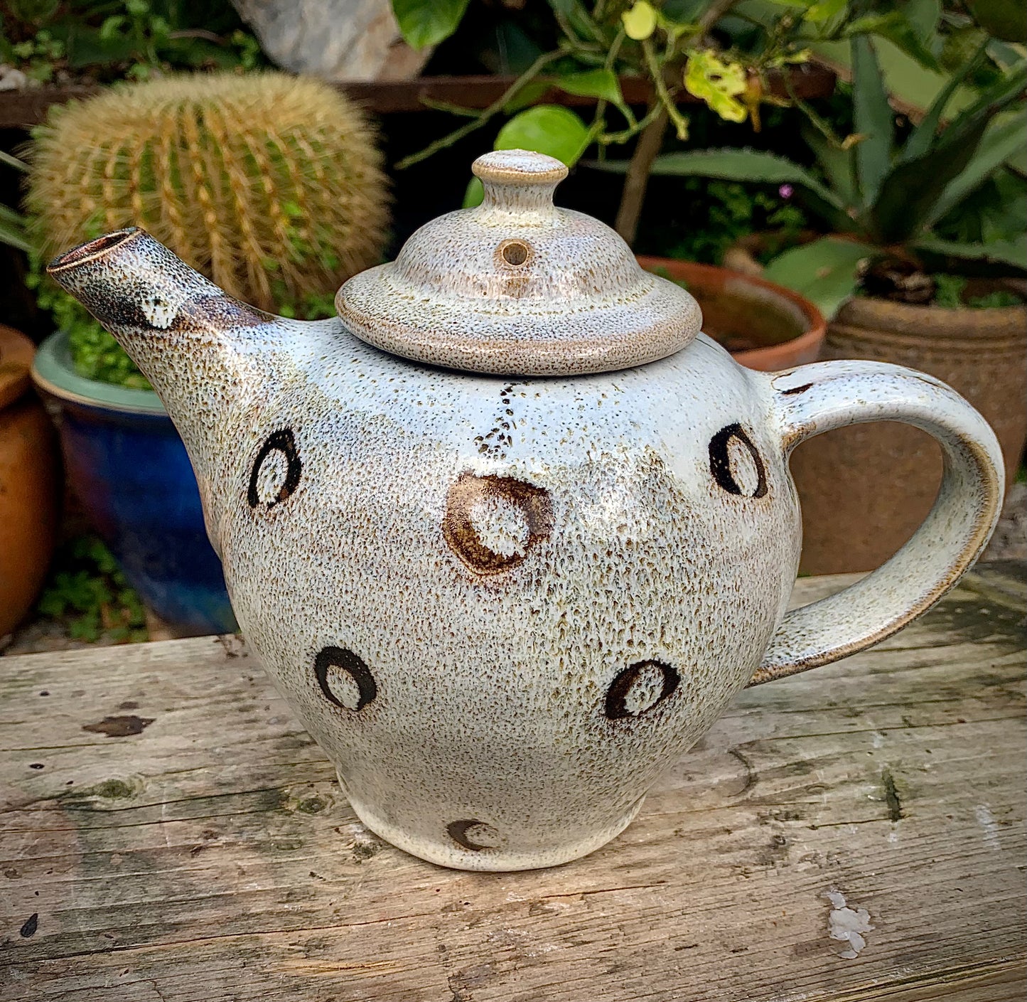 Stoneware tea pot